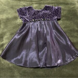 Elegant Purple Toddler Formal Dress